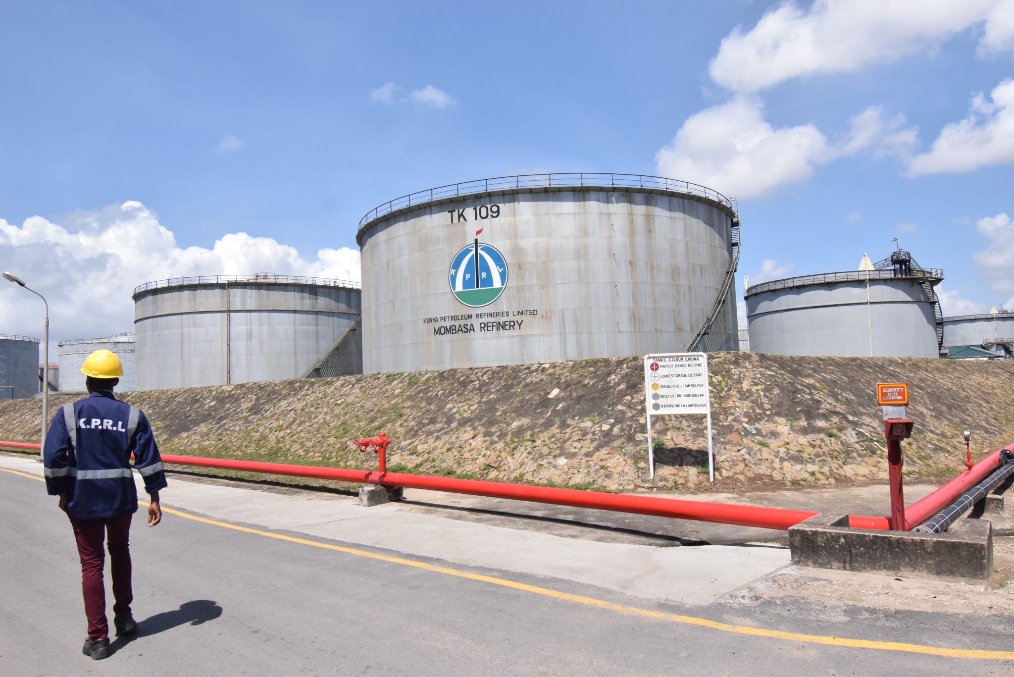 KPC engineer at a pump station