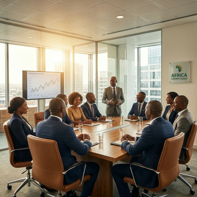 Business professionals collaborating